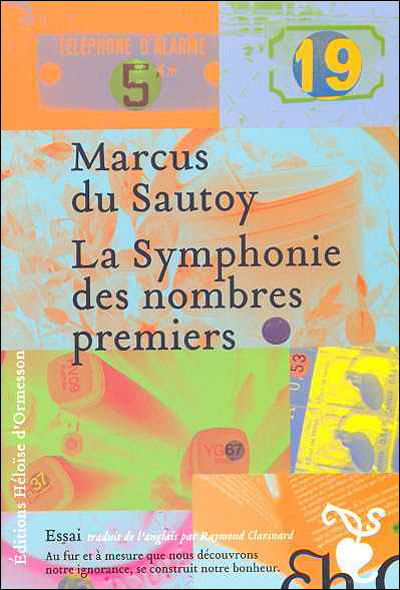 couverture symphonie des nombres premiers, de marcus du sautoy